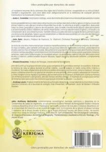 Contraportada de El Sendero del Cristianismo, de John A. McGuckin