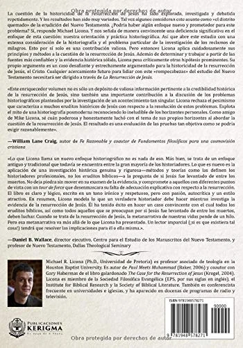 Contraportada de La resurrección de Jesús, de Michael R Licona
