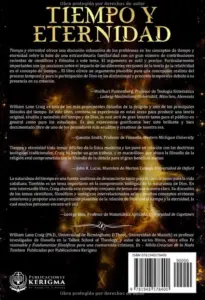 Contraportada de Tiempo y eternidad, de William Lane Craig