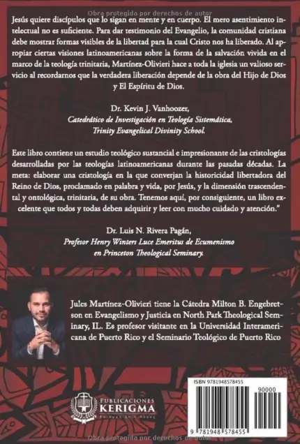 Contraportada de Un testimonio visible, de Jules Martinez