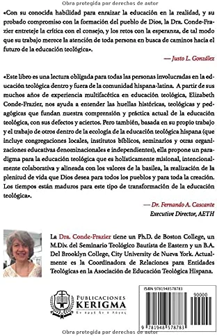 Contraportada de Atando Cabos, de Elizabeth Conde - Frazier