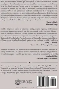 Contraportada de Portadores de su Nombre, de Carmen Joy Imes