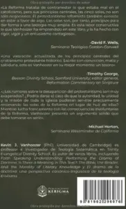 Contraportada de Autoridad Bíblica después de Babel, de Kevin J. Vanhoozer