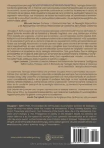 Contraportada de Teología Sistemática, de DOUGLAS F. KELLY