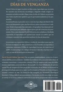 Contraportada de Días de Venganza, Una exposición del libro de Apocalipsis, de David Chilton