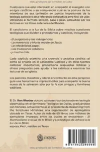 Contraportada de El Catolicismo a la luz de la Biblia, de Ron Rhodes