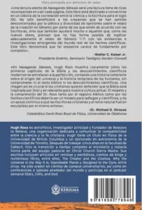 Contraportada de NAVEGANDO GÉNESIS, de Hugh Ross